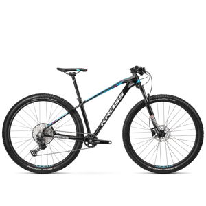 Horský bicykel Kross Level Tokyo 29" - model 2020 čierna/modrá - S (16.5") - Záruka 10 rokov
