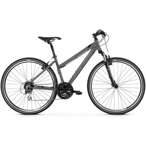 Dámsky crossový bicykel Kross Evado 2.0 28" - model 2020 grafitová/čierna - M (17")