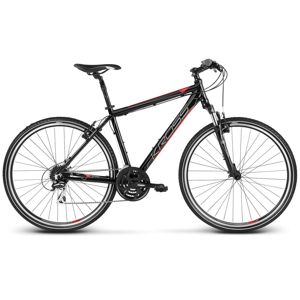 Pánsky crossový bicykel Kross Evado 3.0 28" - model 2020 čierno-červená - S (17'') - Záruka 10 rokov