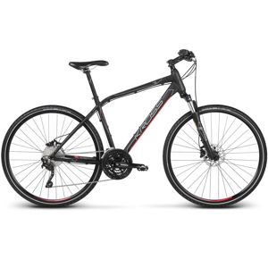 Pánsky crossový bicykel Kross Evado 7.0 28" - model 2020 čierno-červená - M (19'') - Záruka 10 rokov
