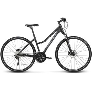 Dámský crossový bicykel Kross Evado 7.0 28" - model 2020 čierno-šedá - L (19") - Záruka 10 rokov
