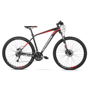 Horský bicykel Kross Level 3.0 29" - model 2020 čierna/biela/červená - M (19'') - Záruka 10 rokov
