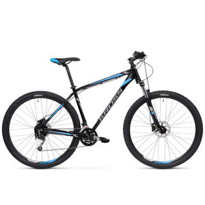 Horský bicykel Kross Hexagon 7.0 27,5" - model 2020 čierna/grafitová/modrá - XS (15") - Záruka 10 rokov