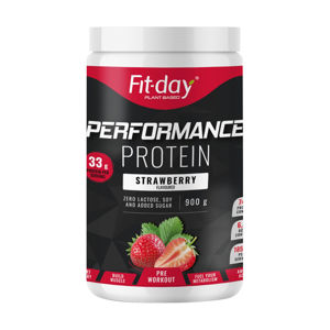 Proteínový nápoj Fit-day Protein Performance 900 g jahoda