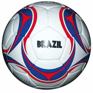 Futbalová lopta - SPARTAN Brasil Cordlay modro-bielo-červená