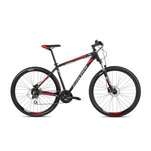 Horský bicykel Kross Hexagon 6.0 29" - model 2021 čierna/grafitová/červená - L (21'') - Záruka 10 rokov