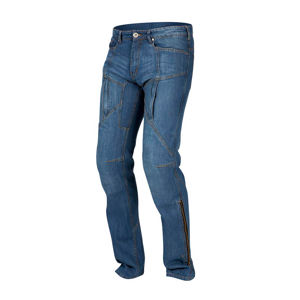 Pánske jeansové moto nohavice REBELHORN Hawk modrá - 34