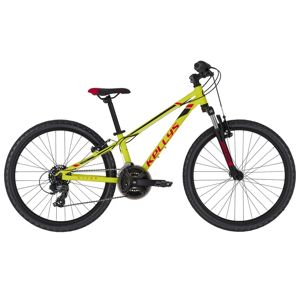 Juniorský bicykel KELLYS KITER 50 24" - model 2020 Neon Yellow - 11" - Záruka 10 rokov