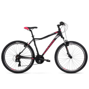 Dámsky horský bicykel Kross Lea 1.0 26" SR - model 2021 čierna/malinová/grafitová - M (19'')