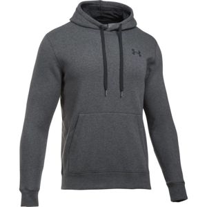 Pánska mikina Under Armour Rival Fitted Pull Over CARBON HEATHER / BLACK - L