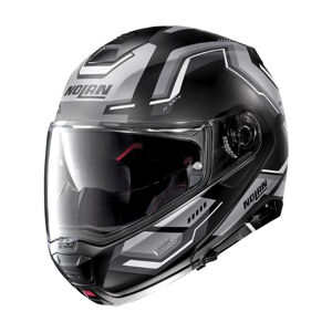 Moto helma Nolan N100-5 Upwind N-Com P/J Flat Black - M (57-58)