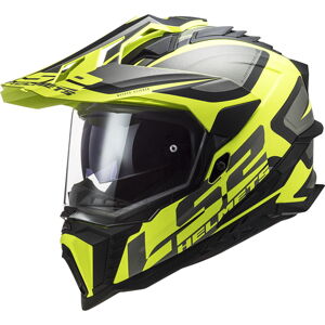 Enduro helma LS2 MX701 Explorer Alter Matt Black H-V Yellow - XL (61-62)