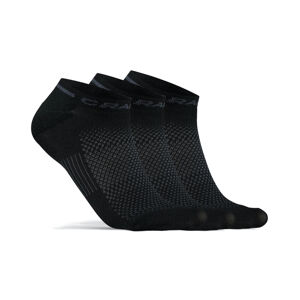 Ponožky CRAFT CORE Dry Shaftless čierna - 43-45