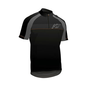Cyklistický dres KELLYS PRO SPORT čierno-oranžová - S