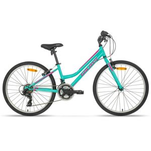 Juniorský dievčenský bicykel Galaxy Ruby 24" - model 2020 tyrkysová