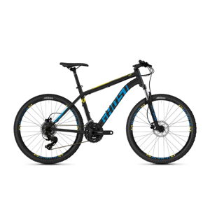 Horský bicykel Ghost Kato Base 26" Black / Blue / Yellow - XS - Záruka 10 rokov