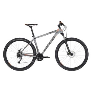 Horský bicykel KELLYS SPIDER 30 27,5" - model 2020 Grey Orange - S (17'') - Záruka 10 rokov