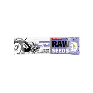 Tyčinka Nutrend Raw Seeds Bar 50 g slivka+goji