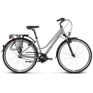 Dámsky trekingový bicykel Kross Trans 6.0 28" - model 2020 grafitová/stříbrná - M (17") - Záruka 10 rokov