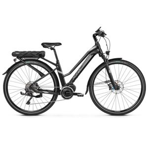 Dámsky trekingový elektrobicykel Kross Trans Hybrid 5.0 28" - model 2019 Black / Graphite Matte - L (19") - Záruka 10 rokov