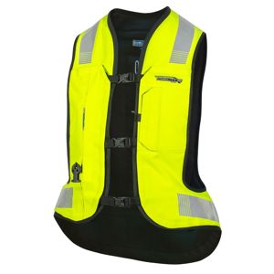 Airbagová vesta Helite Turtle 2 HiVis rozšírená žltá - L