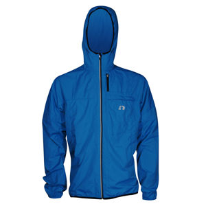 Pánska športová bunda s kapucňou Newline Imotion Wind Hoodie modro-čierna - S
