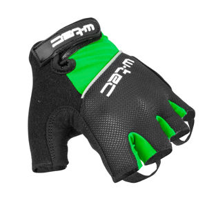Cyklo rukavice W-TEC Bravoj zeleno-čierna - L